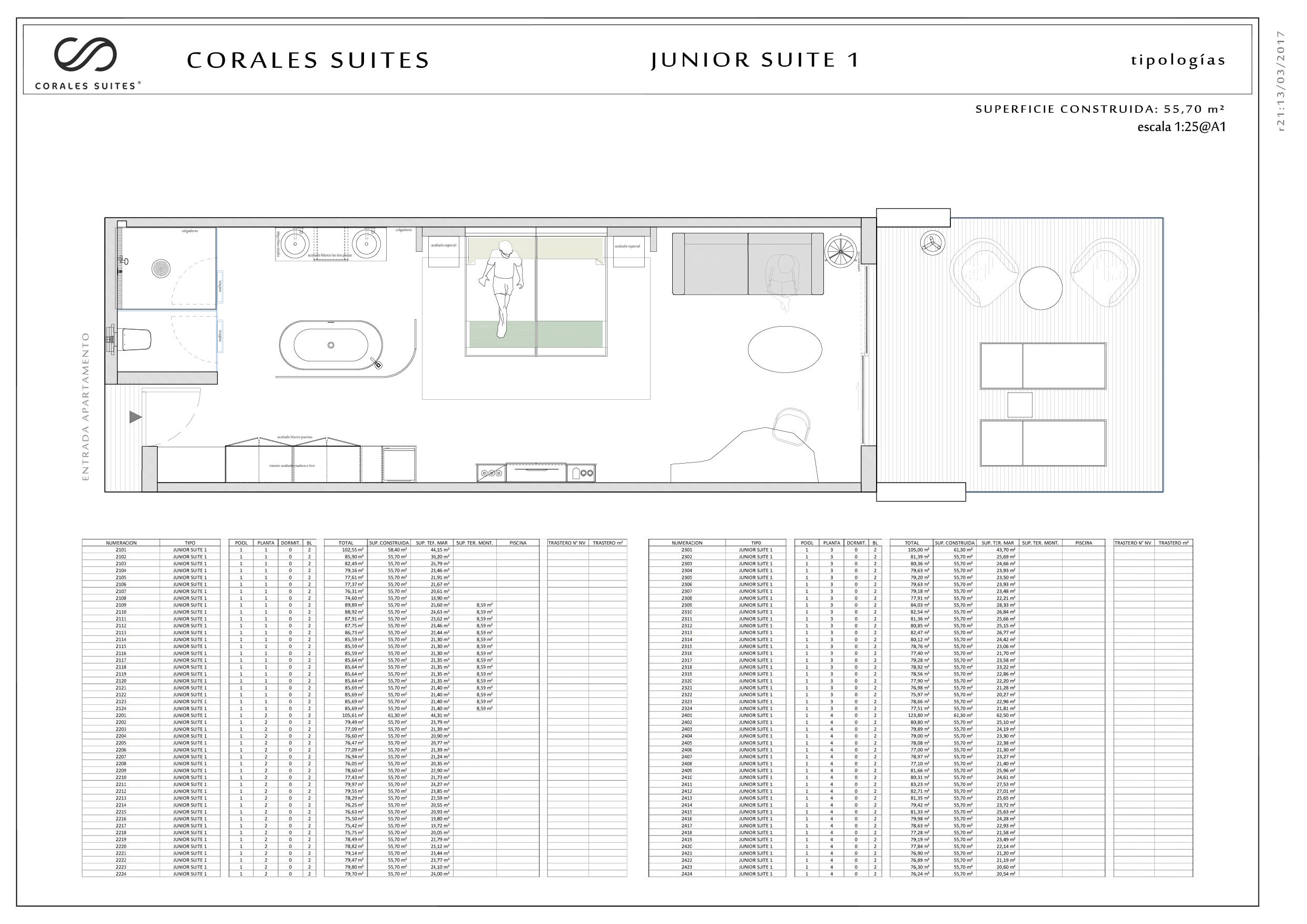 Junior Suite Type 1 in Royal Hideaway Corales Beach Floor Plan