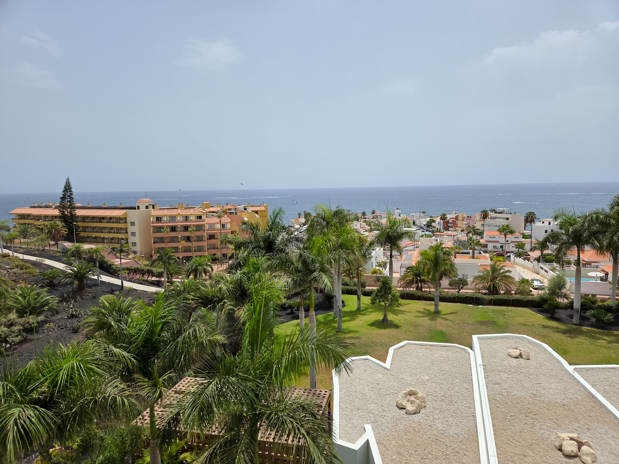 views from 2324 junior suite to ocean and la caleta de adeje in tenerife