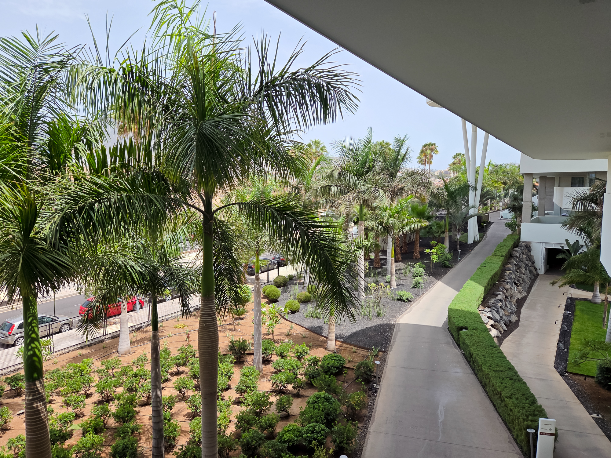 views from 2324 junior suite to ocean and la caleta de adeje in tenerife
