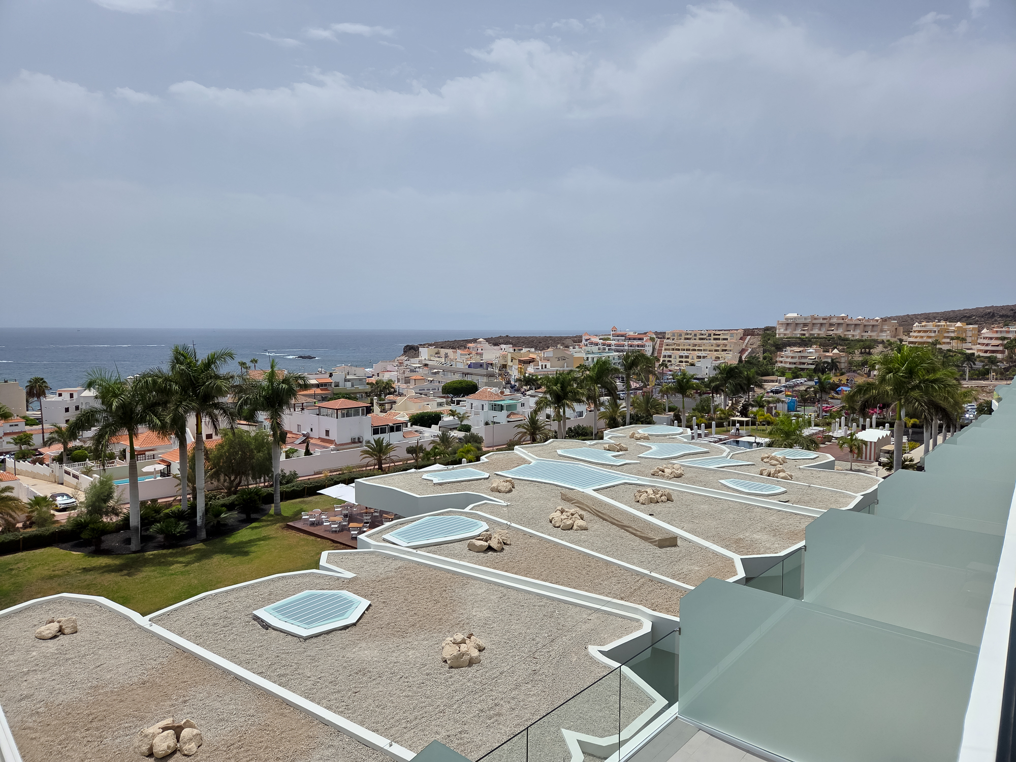 views from 2324 junior suite to ocean and la caleta de adeje in tenerife