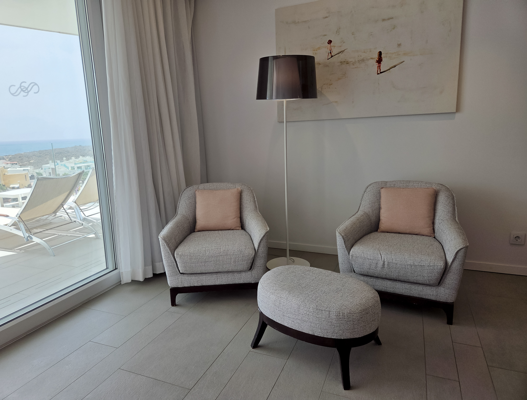Corner Junior Suite 2401 with panoramic ocean views at Royal Hideaway Corales Beach in La Caleta, Tenerife.