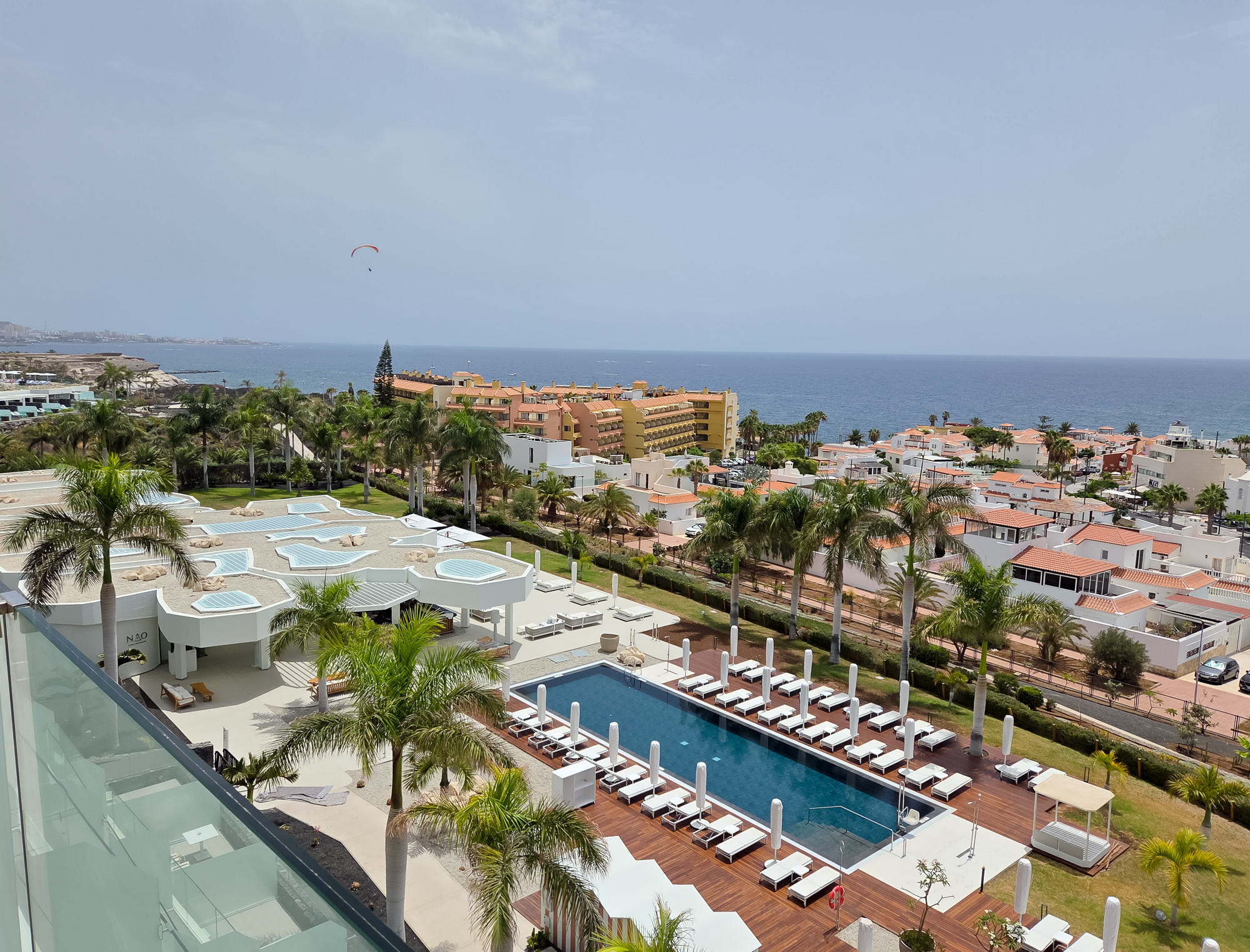 Corner Junior Suite 2401 with panoramic ocean views at Royal Hideaway Corales Beach in La Caleta, Tenerife.