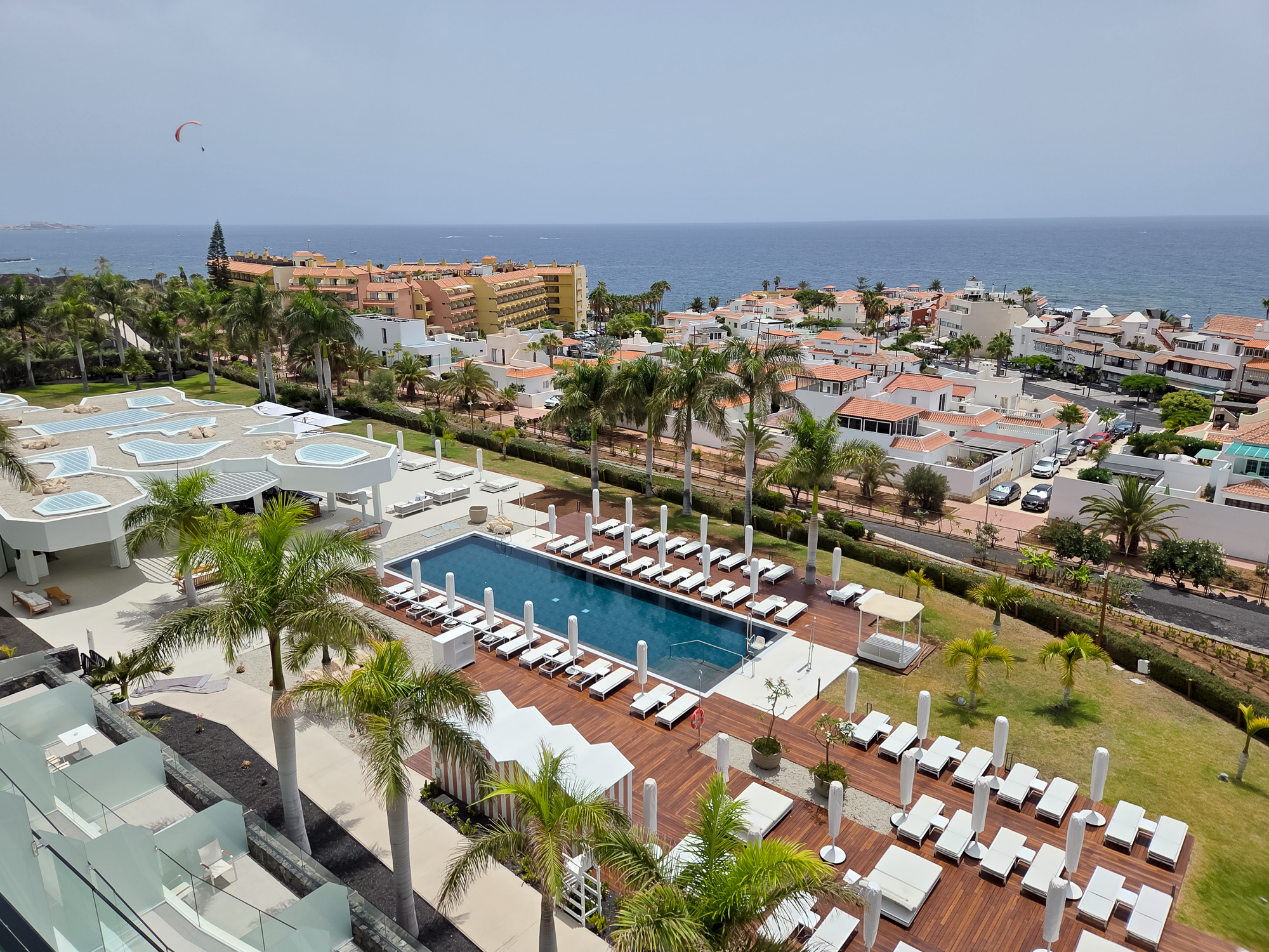 Corner Junior Suite 2401 with panoramic ocean views at Royal Hideaway Corales Beach in La Caleta, Tenerife.