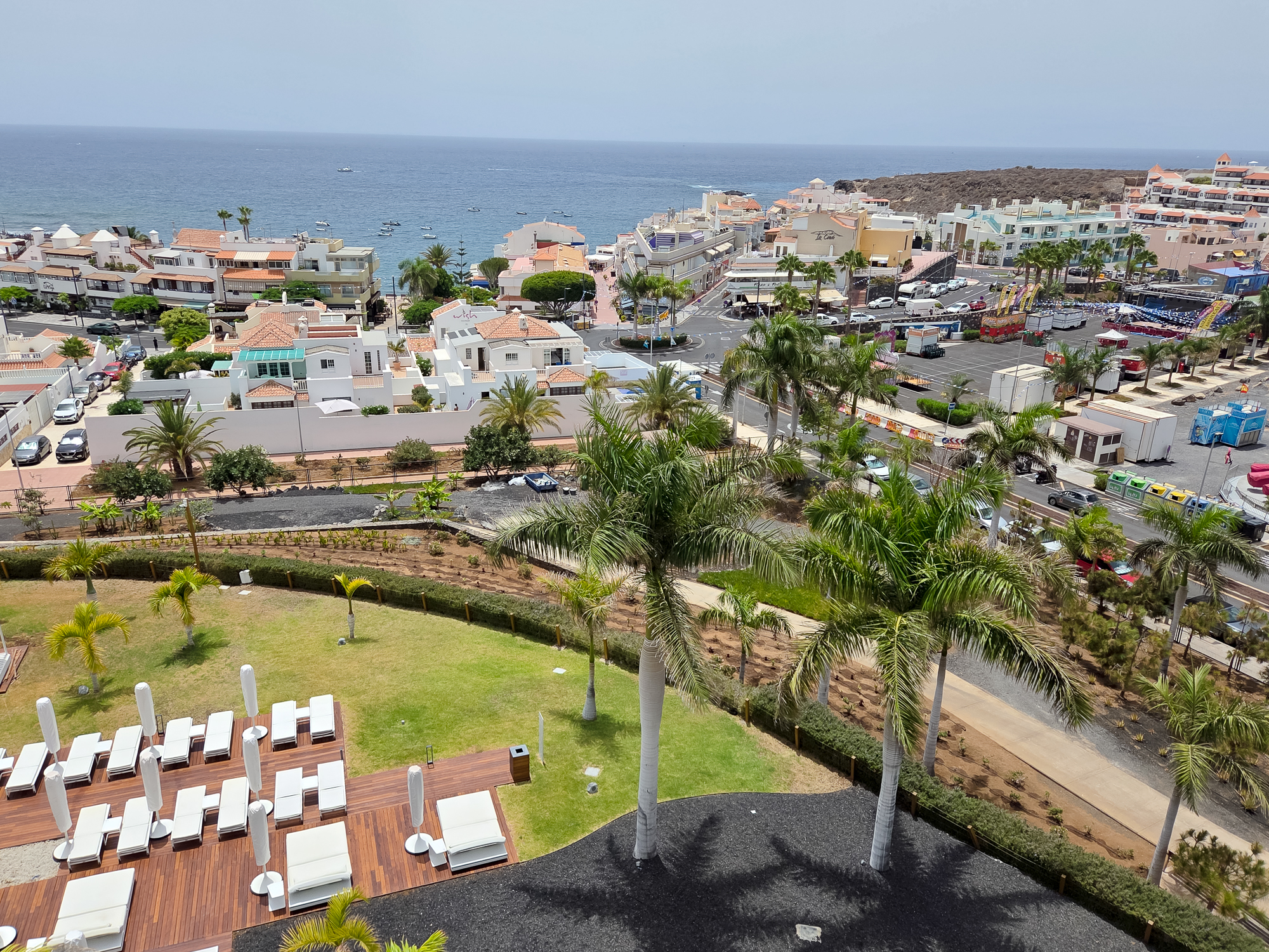 Corner Junior Suite 2401 with panoramic ocean views at Royal Hideaway Corales Beach in La Caleta, Tenerife.