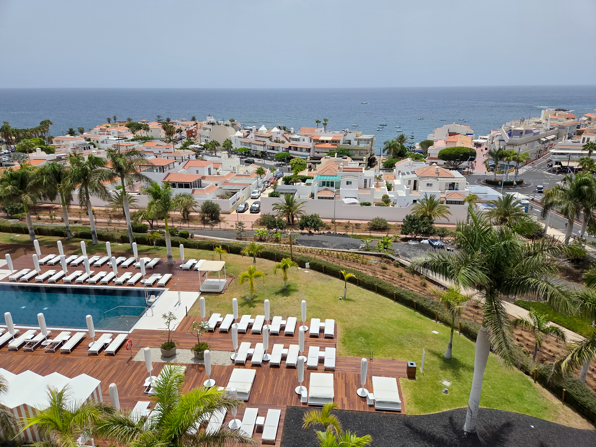 Corner Junior Suite 2401 with panoramic ocean views at Royal Hideaway Corales Beach in La Caleta, Tenerife.