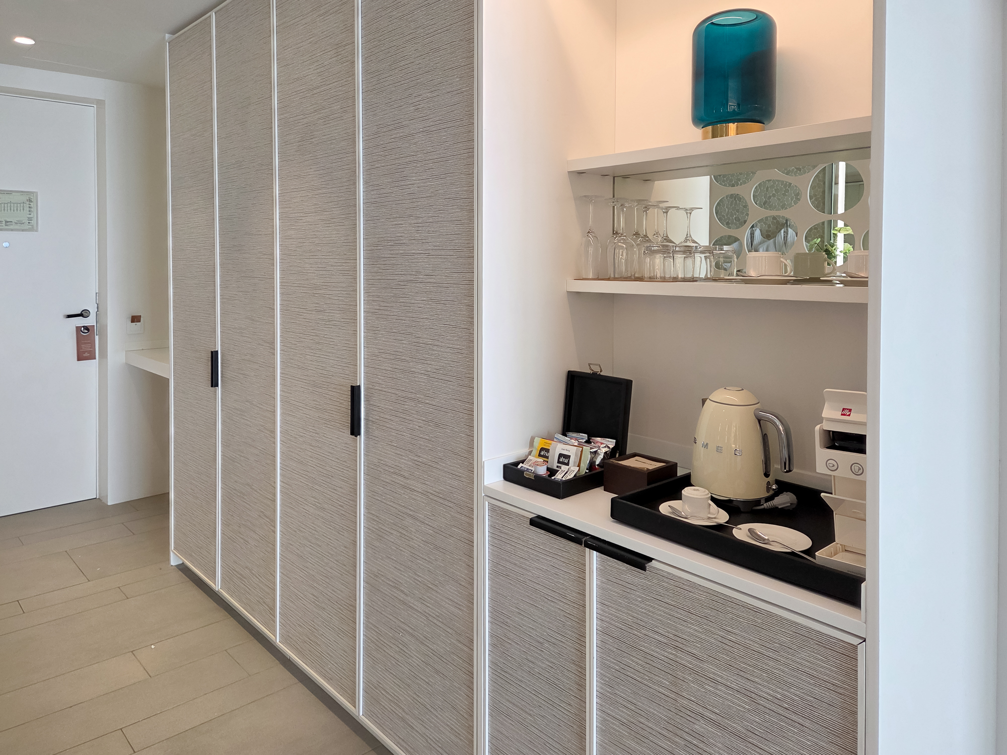 Corner Junior Suite 2401 with panoramic ocean views at Royal Hideaway Corales Beach in La Caleta, Tenerife.
